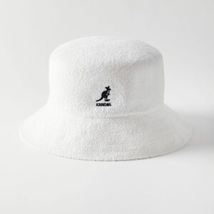 Kangol white bucket hat